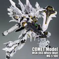 In Stock COMET Model MSN-06S MG 1/100 White Wolf The Red Comet Sinanju GK Sytle Assembly Model Kit Plastic Action Figure Toy