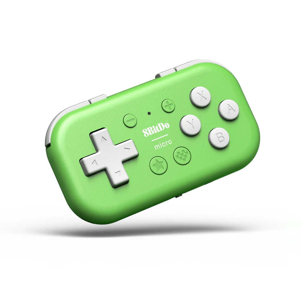 8BitDo Micro Bluetooth Controller Pocket-sized Mini gamepad for Switch, Android, and Raspberry Pi, Support Keyboard Mode