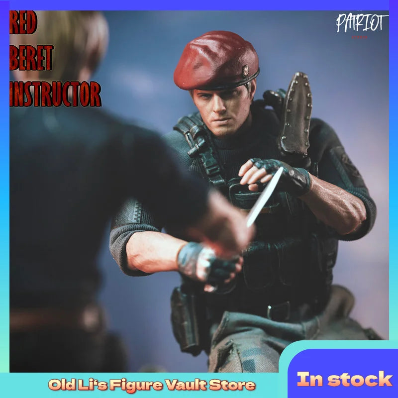 In Stock Patriot Studio Red Beret Instructor Jack Krauser 1/12 Movable Figure Toy Collectible Gift