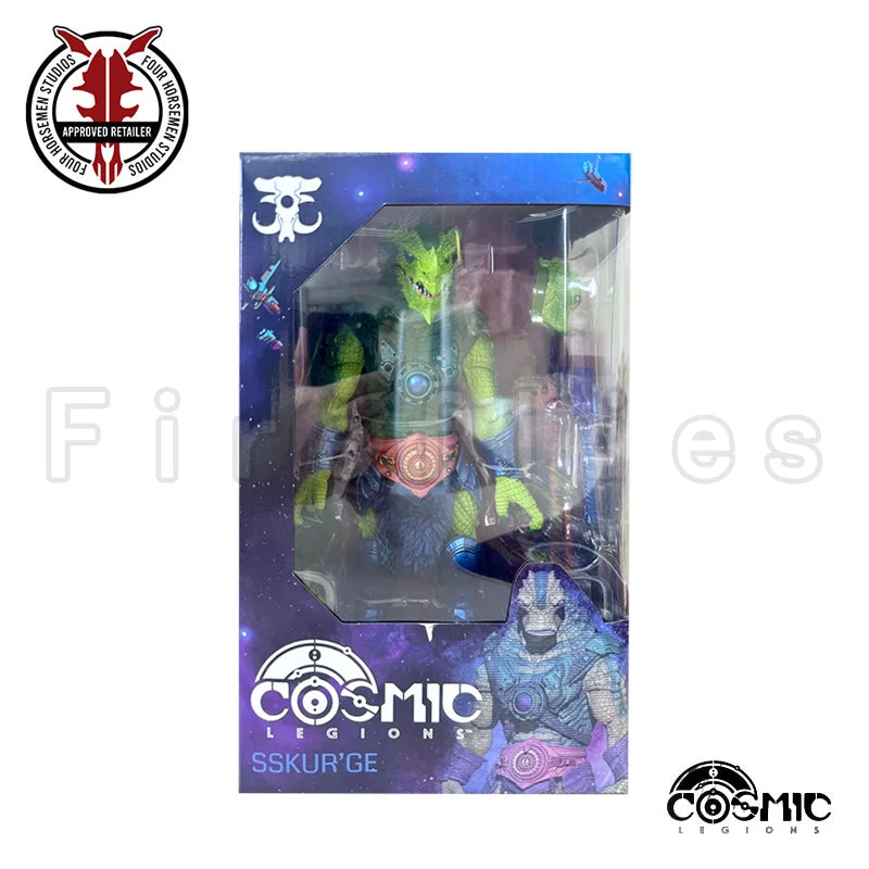 1/12 6inches Four Horsemen Studio Cosmic Legions Outpost Zaxxius Sskur'ge Anime Model