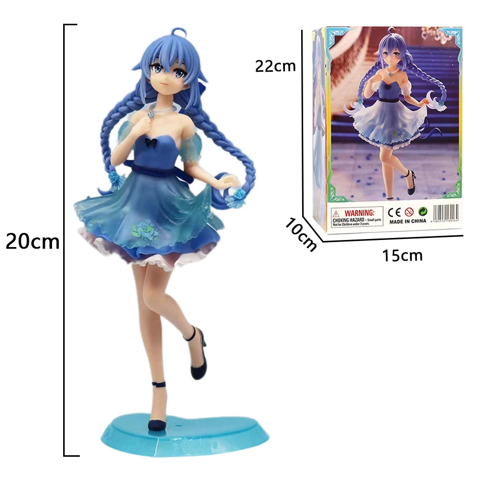 Anime Mushoku Tensei: Jobless Reincarnation Magician Roxy Migurdia Actionfigur | PVC-Sammlung Desktop-Modell