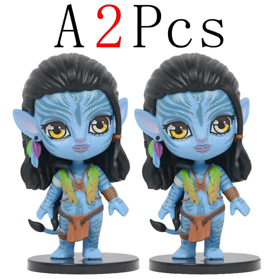 New popular Avatar: Fire and Ash cute Q-version figurine Jake Sully Neytiri PVC Figure Model Toys birthday gift Christmas gift