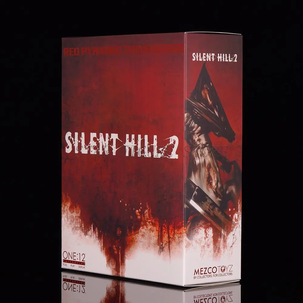 MEZCO Pyramid Head Action Figure Silent Hill 2 Red Pyramid Thing Figurine ONE:12 Collection Desktop Ornaments 17cm PVC Model Toy