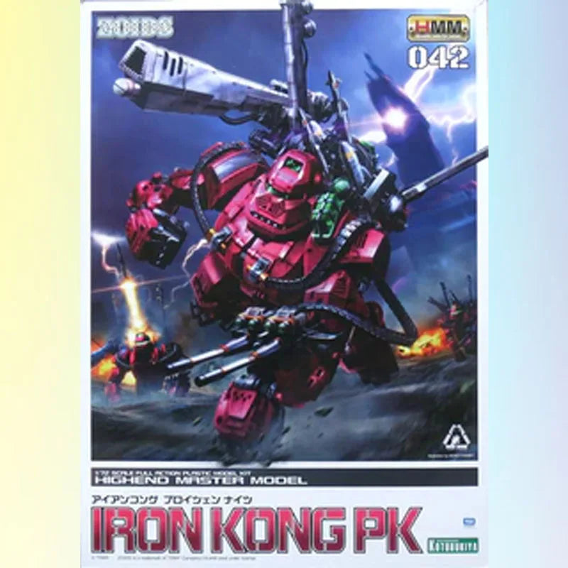 Kotobukiya Original Model Kit HMM IRON KONG PK 042 1/72 Action Figure Assembly Model Toys for Boys 300mm Foam Box Packing