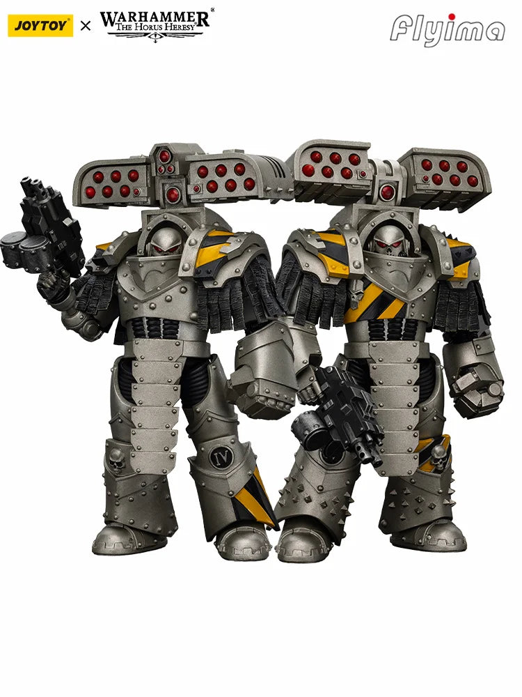 [IN-STOCK] JOYTOY Warhammer 30K 1/18 Action Figures lron Warriors Tyrant Siege Terminato2PCS Anime Military Model