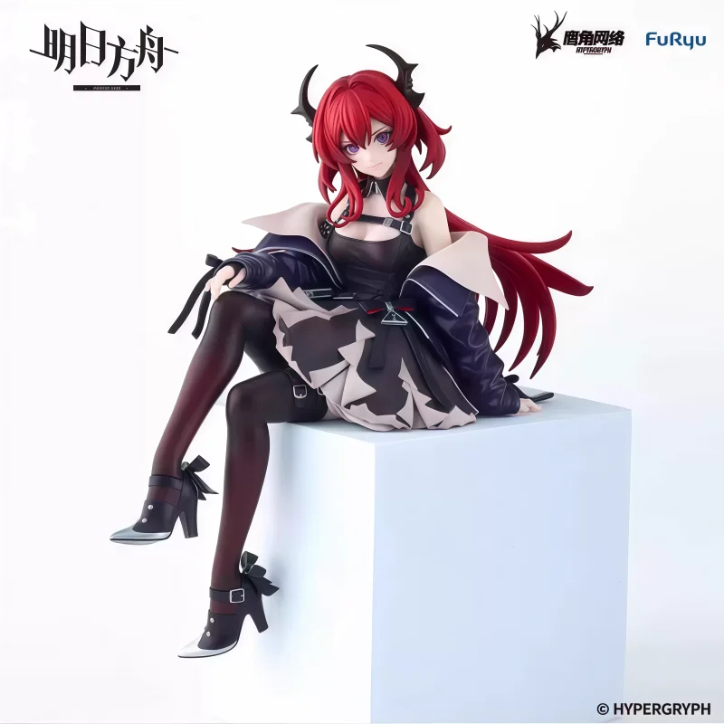 Prepainted Noodle Stopper Figure Arknights Surtr 15cm Game Character Merchandise Desktop Decoration Collection Model Toy Gift