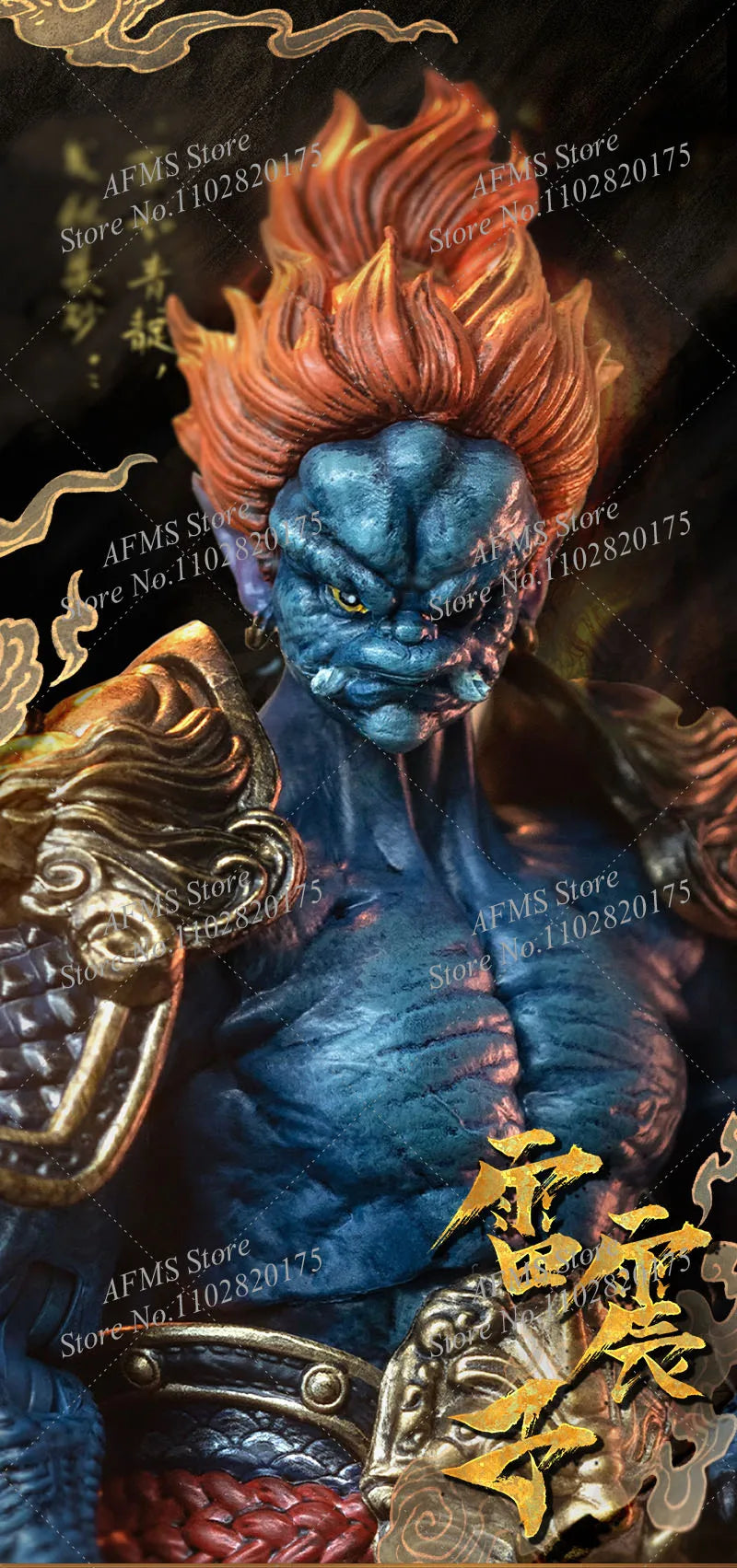 Fancyrealm 1/12 Scale Collectible Figure Lei Zhenzi Chinese Mythological Figures Son Of Thunder 6Inch Men Soldier Model Toys