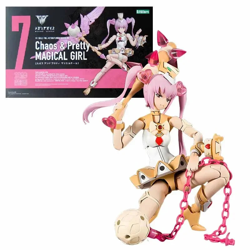 High quality KOTOBUKIYA MEGAMI DEVICE Chaos Pretty Magical Girl Anime Action Figure Assembly Model Toys Collectible Model