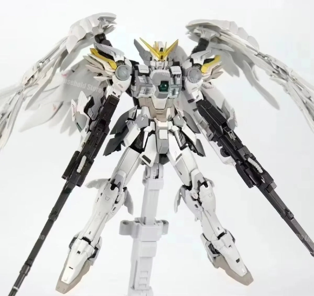 In Stock DABAN 8827 MG 1/100 Wing Snow White Xxxg-00ysw Assembly Model Kits Anime Action Figure Robot Plastic Model Gifts Toys