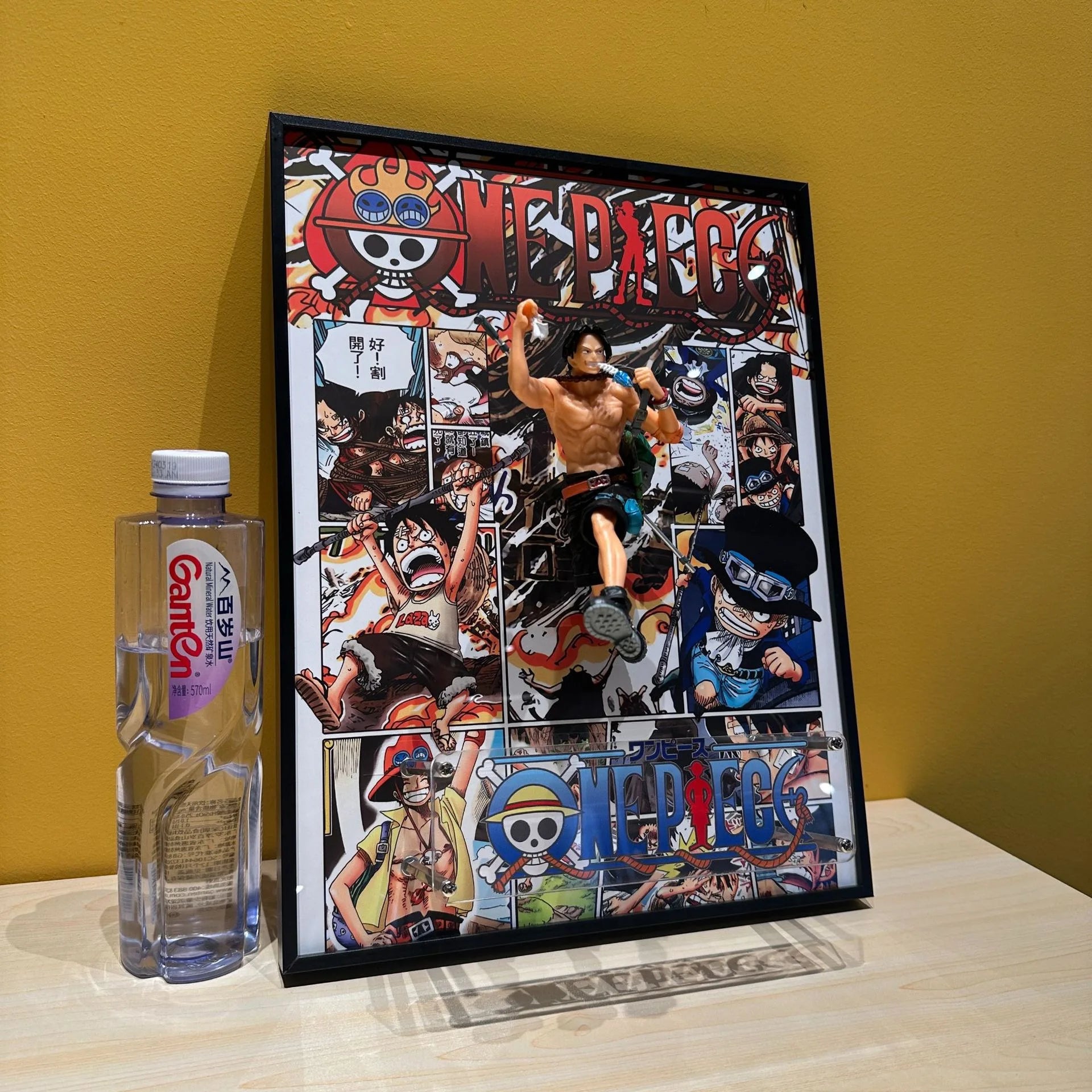 One Pieces Poster 3D Edward Newgate Anime Figure Art Poster Painting Wall Art Retro Posters Decorative Paintings For Home Gifts