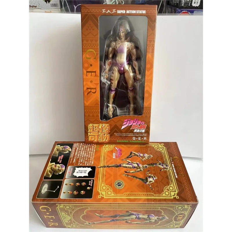 In Stock JoJo's Bizarre Adventure Gold Experience Requiem Super Action Statue 16CM PVC Anime Toy Model Doll Collection