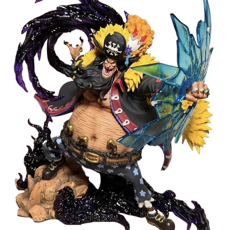 Blackbeard Marshall D Teach Figures Manga One Piece Anime Figure Black Beard Gk Statue Model Collection Room Ornament Gift