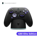 New ThundeRobot G80 Ultimate Gamepad Wired/2.4G/Bluetooth Tri-Mode For NS Quad Motor Hall Joystick Custom Gaming Controller