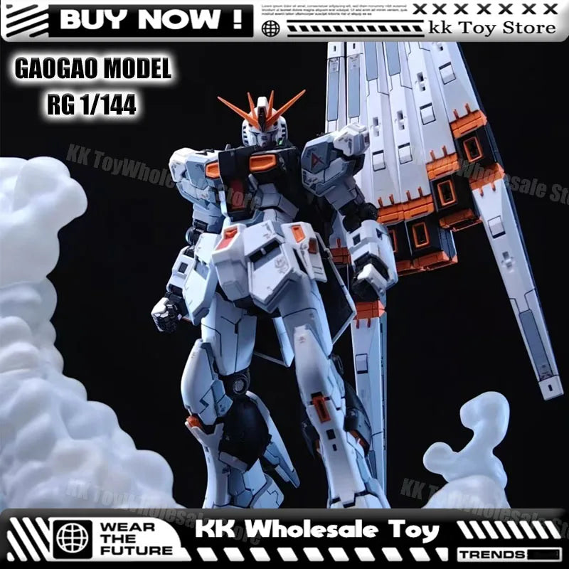 Neu GAOGAO RG 1/144 Rx-93 V Zwei Aev/Pff93ar Montage Modell Kits Kunststoff Skelett Anime Action Figur Roboter Kunststoff Modell Spielzeug