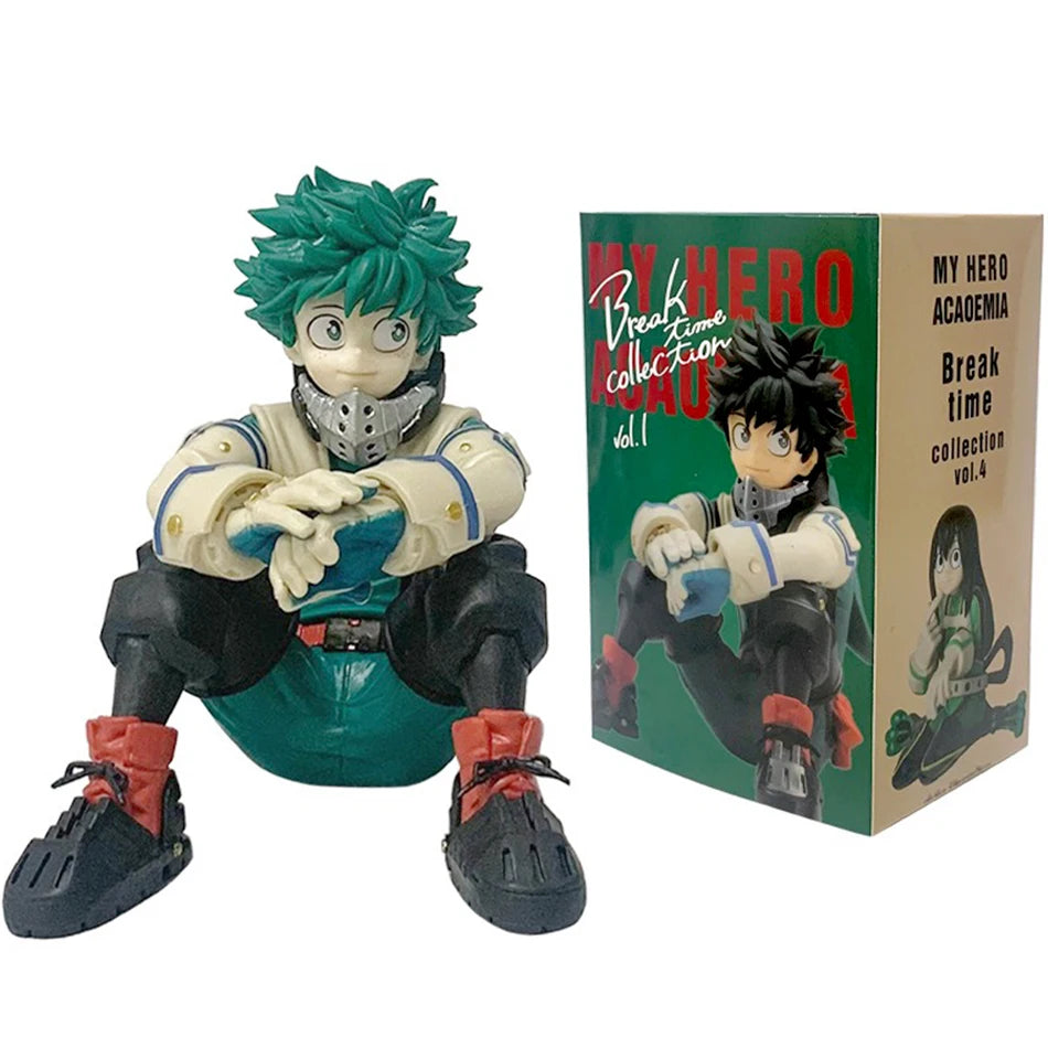 2025 New 9-10cm Asui Tsuyu Izuku Midoriya Relax Time Vol.6 Action Figurine PVC Collectible Decoration Model Toy