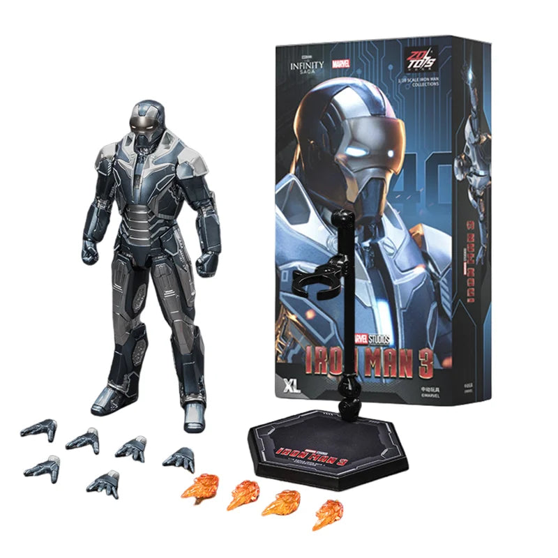 ZD Toys Iron Man Series Blacklash Figures 1/10 MK33 MK39 MK17 MK21Action Figurines Movie Statue Model Adult Collect Gift