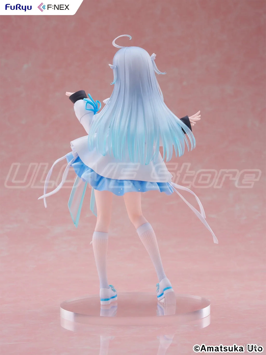 Original F:NEX Angel Rabbit Jumps Anime Figure Model Toys Gift Collection
