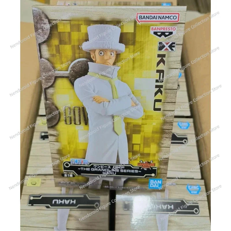 In Stock Bandai BANPRESTO DXF ONE PIECE The Grandline Series Kaku Desktop Cute Doll Anime Action Figure Toy Model Collection