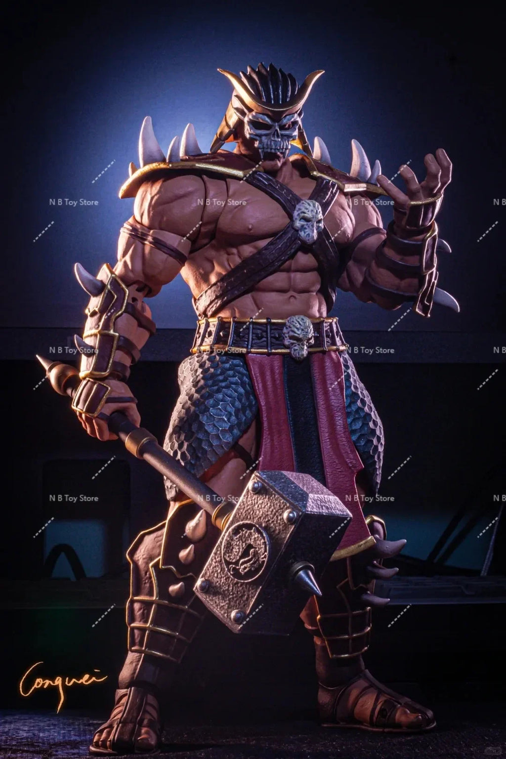 In Stock Storm Toys Mortal Kombat Final BOSS Shao Kahn DCMK14 Luxury Edition Villain Goro DCMK18 Action Figure Model Toys