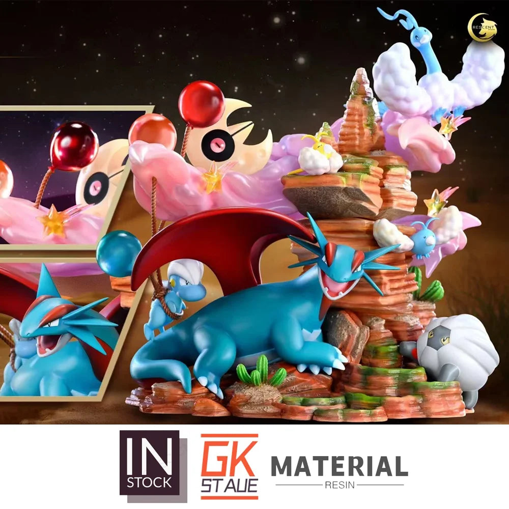 [In Stock] GKStatue [CRESCENT] – Salamence & Altaria & Lunatone Huge Split3-4