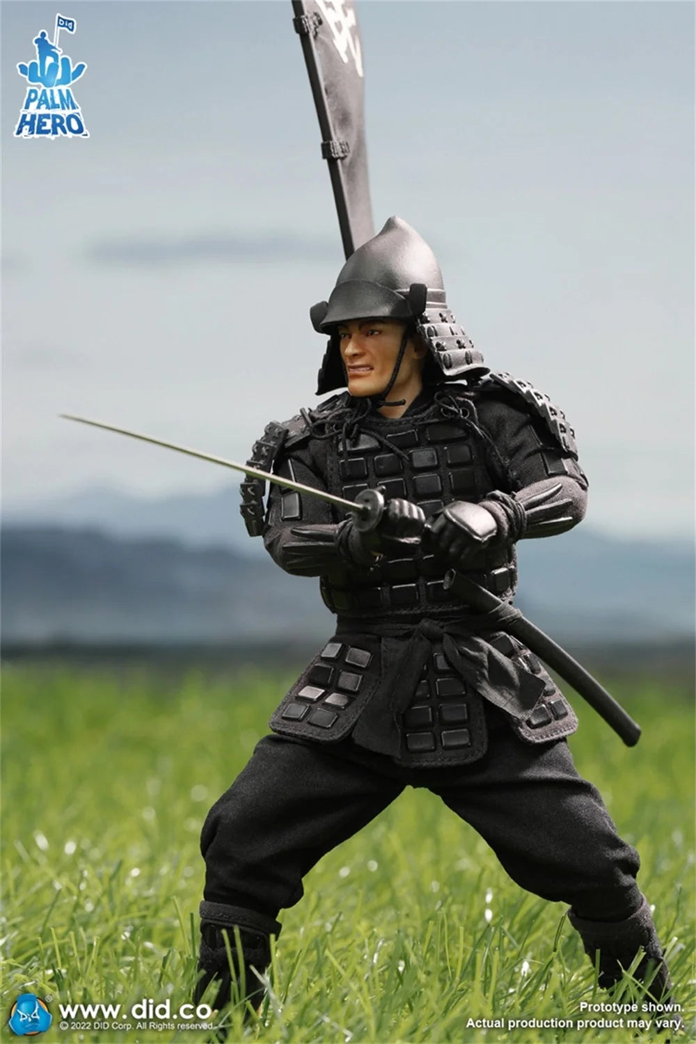 1/12 DID XJ80016A Old Vintage Asia Japan State Warrior Full Set Moveable Action Figure with Flag Full Set Moveable Action Figure