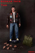 Redman RM055 Scale 1/6th US. Handsome Guy Tom Cruise Full Set Moveable Action Figure Piolet Model Gift For Fans Collect