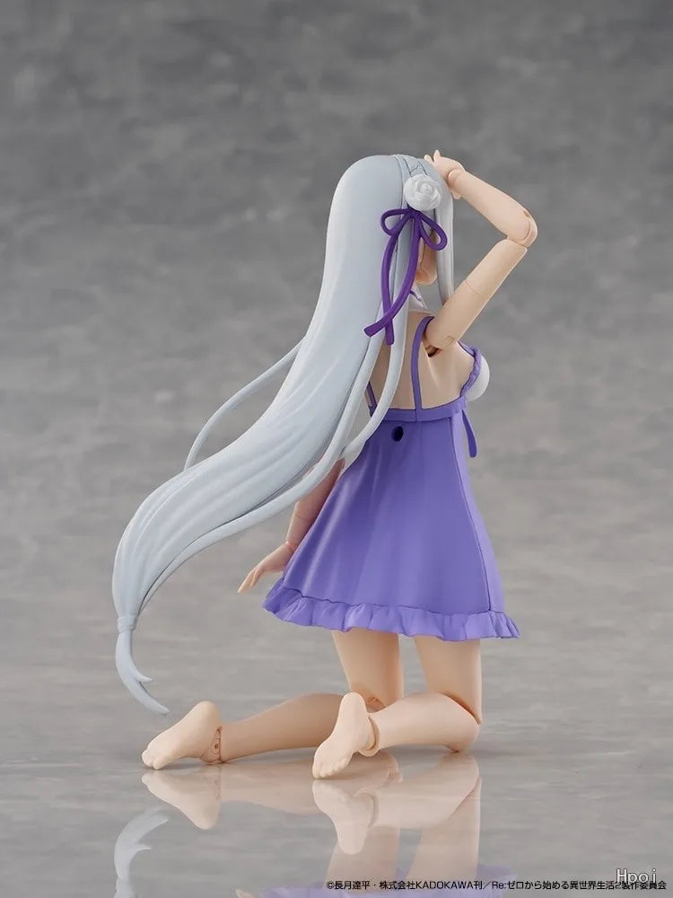 KADOKAWA Plastic Model Re:ZERO Emilia DX Ver. Swimsuit & Gown Dual Body Pre-colored Ready Stock