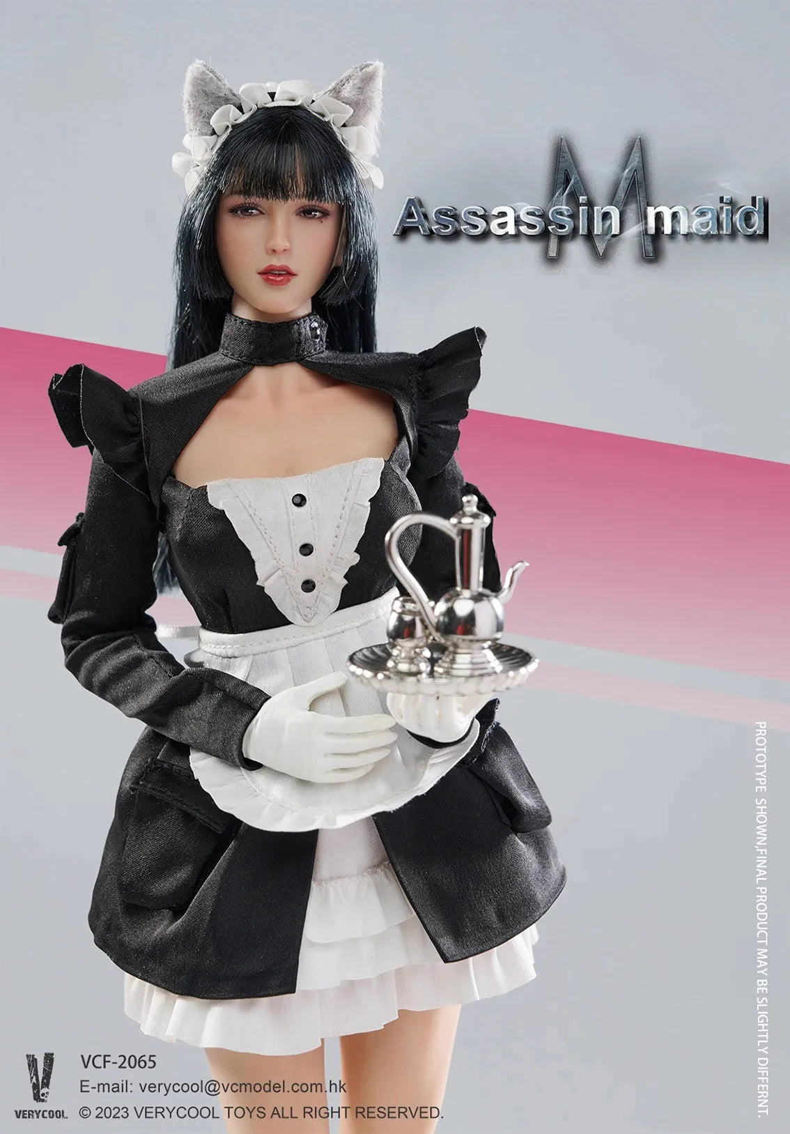 Original VERYCOOL VCF-2065 1/6 Female Soldier   Assassin Assassinates Maid Full Set 12Inch Action Figure Model Collectible