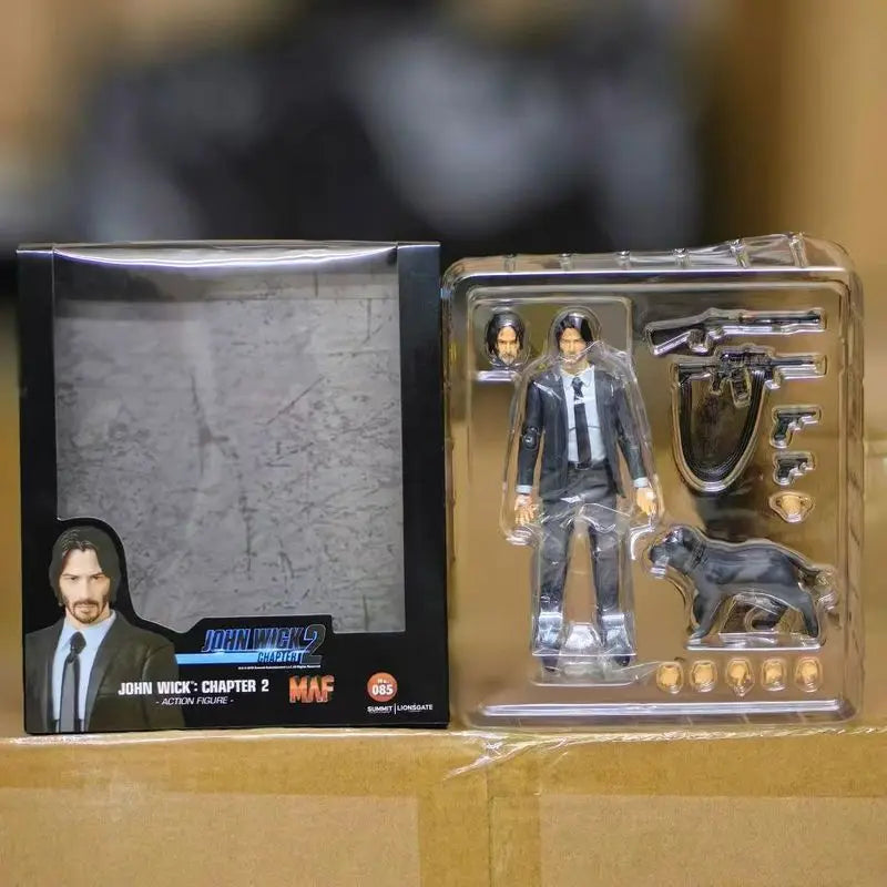 New Mafex 085 John Wick Chapter 2 Action Figure  Movable Ornaments Pvc Collection Johnthan Wick Diamond Figures Model Toys Gifts