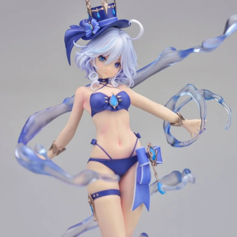 New Anime GK Furina de Fontaine Kawaii Figure Resin DIY Assembly White Model Toys Doll Ornament Gifts