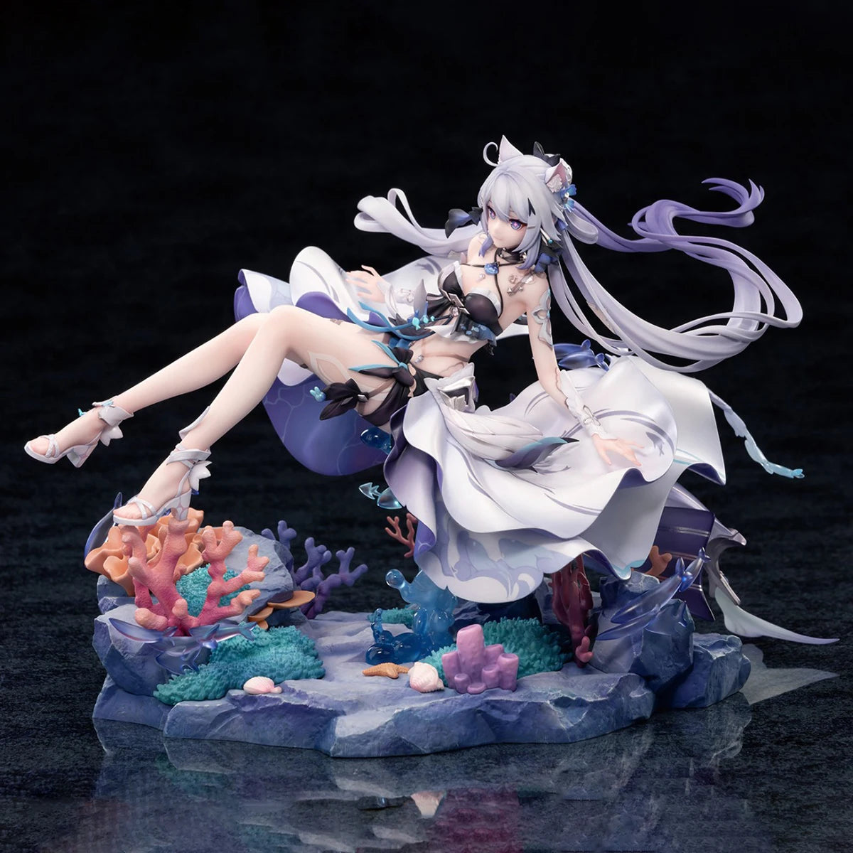 Original Genuine Myethos Prepainted Honkai Impact 3rd Kiana Kaslana Herrscher of Finality Moonlit Night Ver 1/7 Game Figure Gift