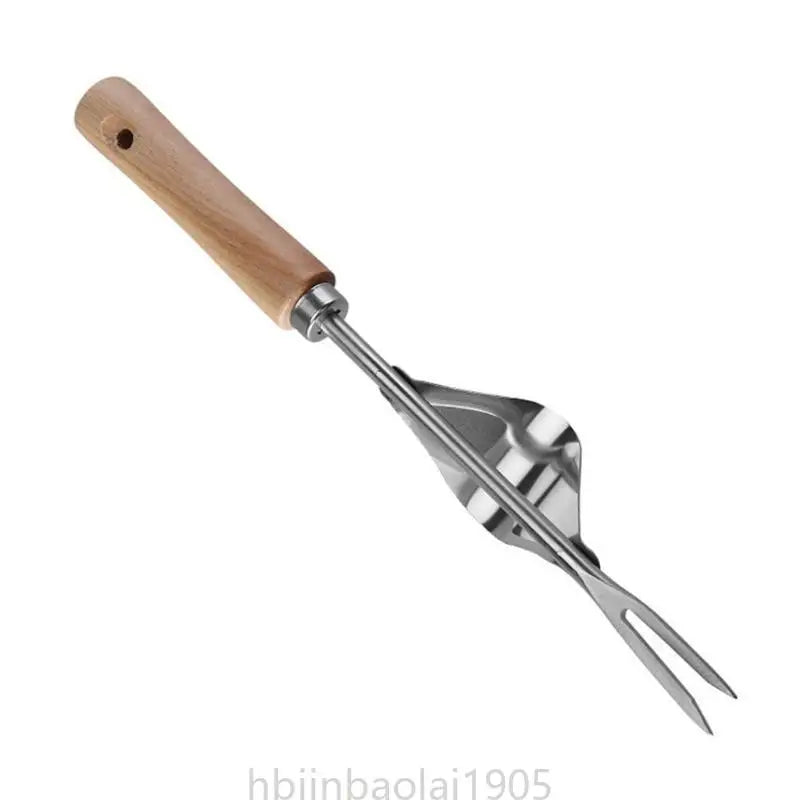 E74E Manueller Unkrautstecher für den Garten, Wurzelentferner aus Edelstahl, Unkrautzieher, Handwerkzeug 