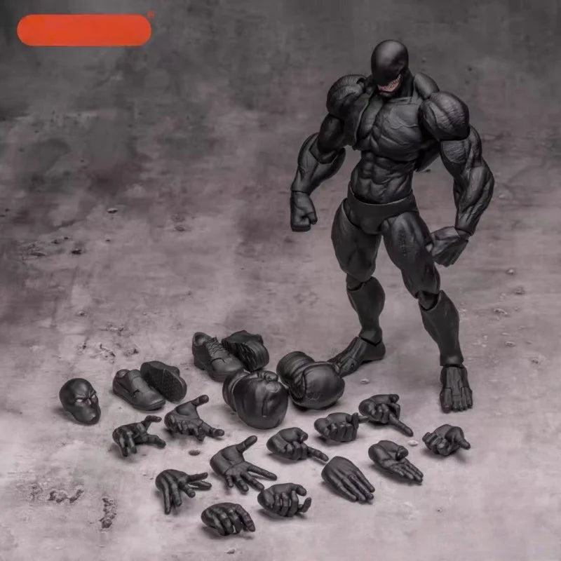 Romankey Genuine In Stock 1/12 Super Articulated Male Nude Big Guy Black Limited Edition Action Figure Precious Collection Toy