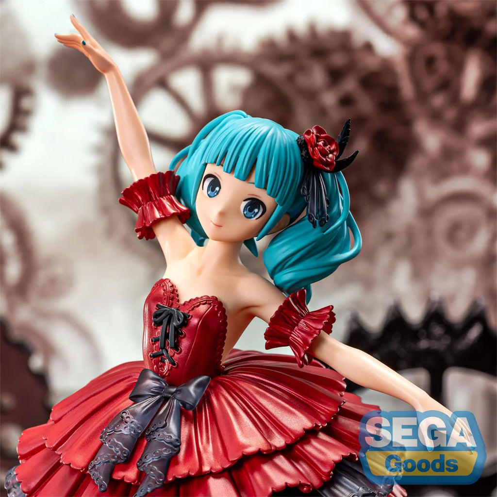 Auf Lager SEGA Luminasta Hatsune Miku: Projekt DIVA MEGA39s „Hatsune Miku-Star“ PVC 19CM Anime-Actionfiguren-Sammlungsspielzeug