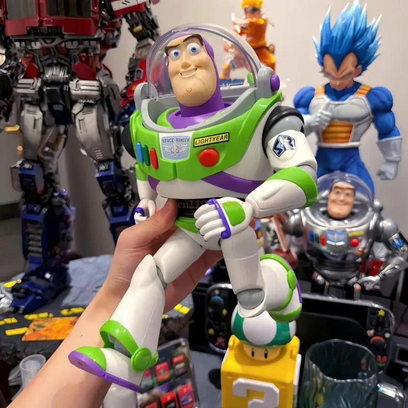 In Stock Disney Toy Story Buzz Lightyear Action Figure 17 Joints Movable Collectible Assembled Model Toys Ornament Birthday Gift