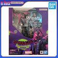 Original Genuine Bandai Anime Spider-Man：Across The Spider-Verse SHF Miles G.Morales Action Figure Model Kits Gift for Boy Girl
