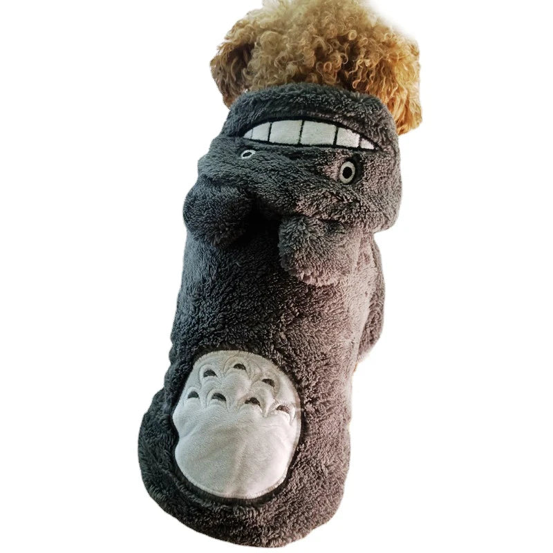 Gray Winter Jacket For Dogs Fur Large Puppy Animal 20kg XS 7XL Small Big Halloween Pet Costumes Dachshund Apparel Clothing Pugs