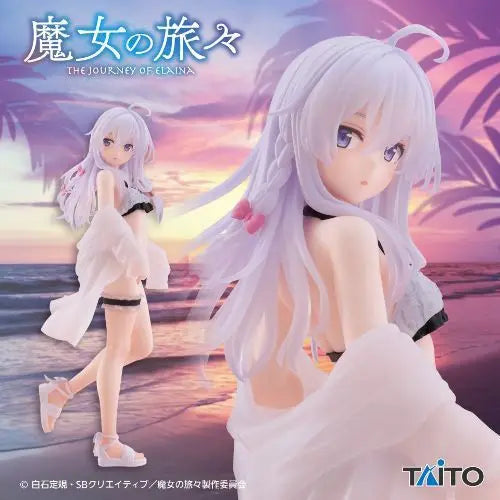 18cm Original Taito Colorful The Journey Of Elaina Action Figure Model Collection Pvc Desktop Decoration Toys Xmas Birthday Gift
