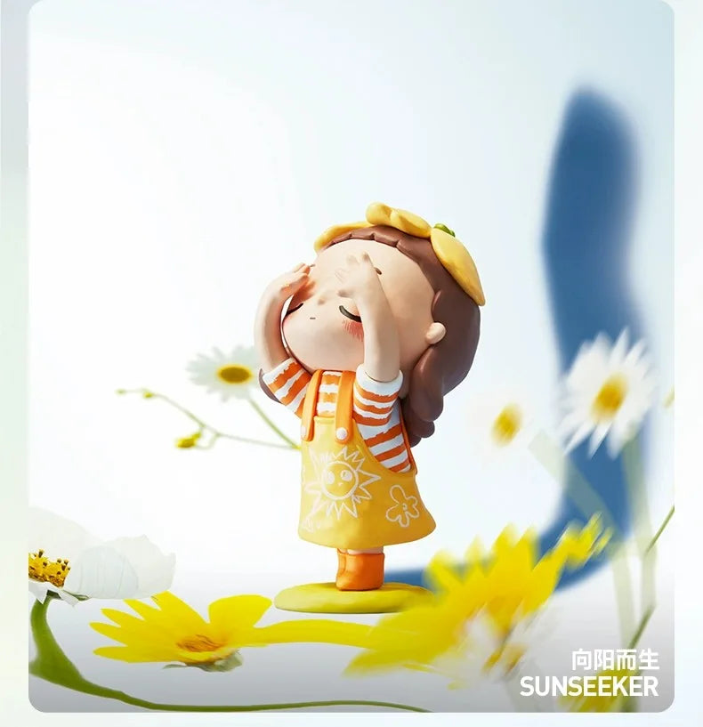 New Genuine Popmart Nyota I Am The Seasons Series Blind Box Cute Action Figures Toys Mystery Box Collectible Model Toy Gift
