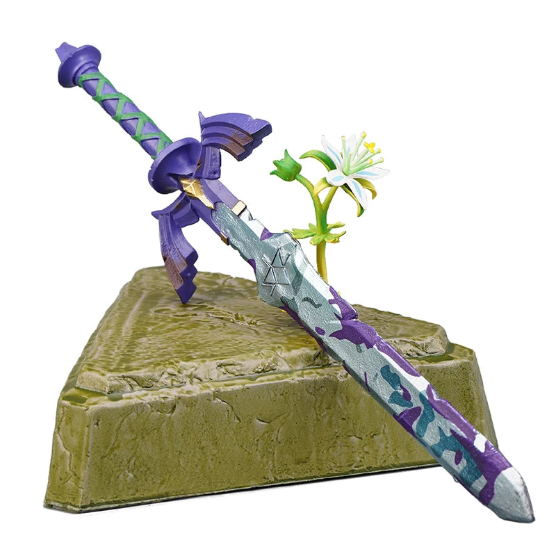 The Legend of Zelda Breath of the Wild Figures Master Sword Link Action Figure PVC Collection 26cm Ornaments Figurine Model Toys