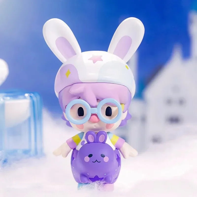 PopMart Sweet Bean Animals Babies Mystery Box Guess Bag Toys Doll Cute Anime Figure Desktop Ornaments Collection Gift Cute Model
