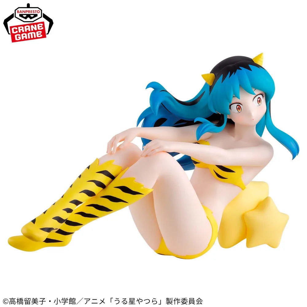 In Stock Bandai Original Genuine Banpresto Urusei Yatsura Relax Time LUM 4 Lamu 13cm Collections Model Toy Figures Birthday Gift