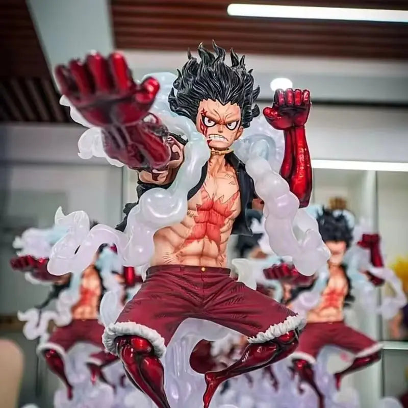 30cm One Piece Jt Figure Studio Snake Man Luffy Action Figure Anime Pvc Model Toy Collectible Figurine For Kids Anime Fans Gift
