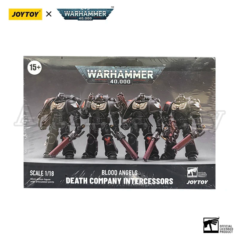 JOYTOY 1/18 Action Figure (4PCS/SET) Blood Angels Death Company Anime Collection Model Toy For Gift