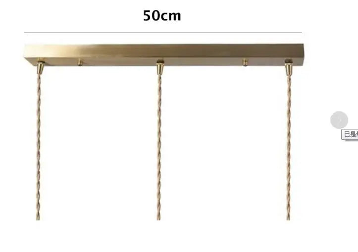 IWHD Big Glass Pendant Lights Fixtures Bedroom Dinning Living Room