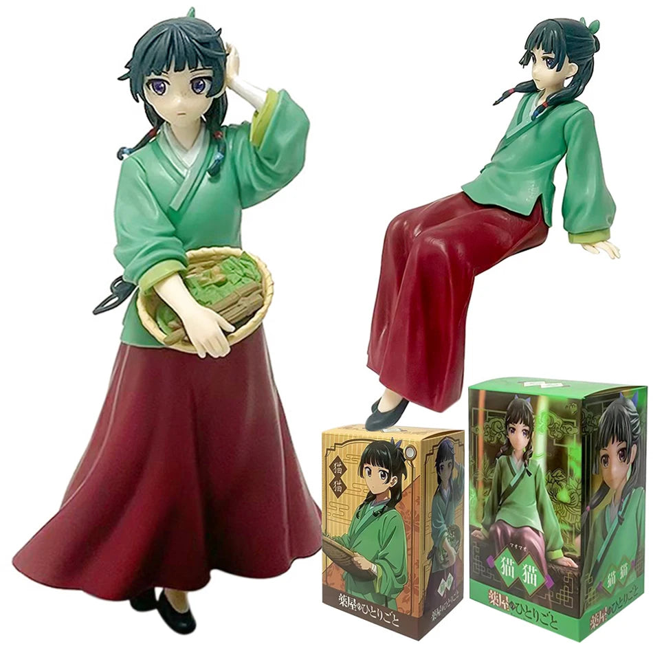 Anime The Apothecary Diaries Figur 17cm Maomi Action Figural Pvc Modell Kawaii Auto Dekoration Puppe Kinder Spielzeug Weihnachtsgeschenke