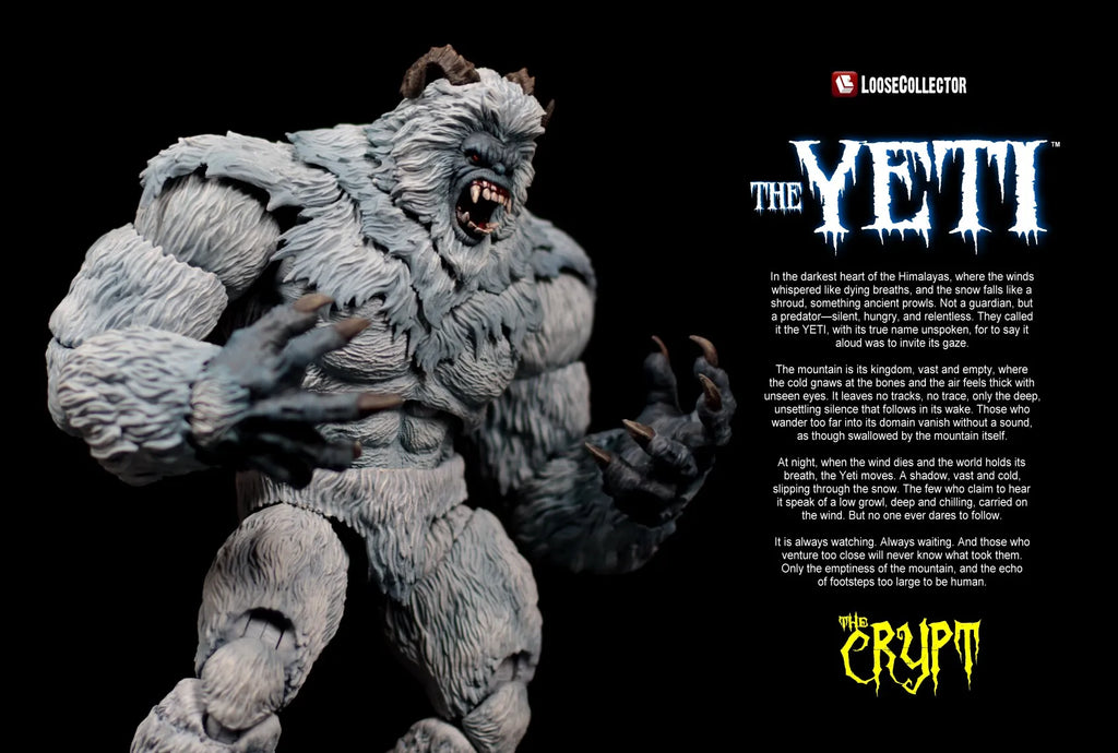 【Ready Stock】 Original LC Studio Yeti Bigfoot Skookum Figure Model Toy Toy Gift Collection