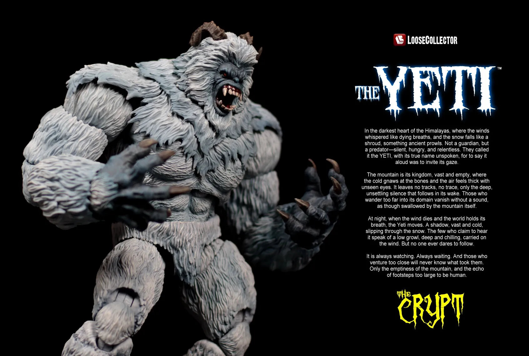 【Ready Stock】 Original LC Studio Yeti Bigfoot Skookum Figure Model Toy Toy Gift Collection