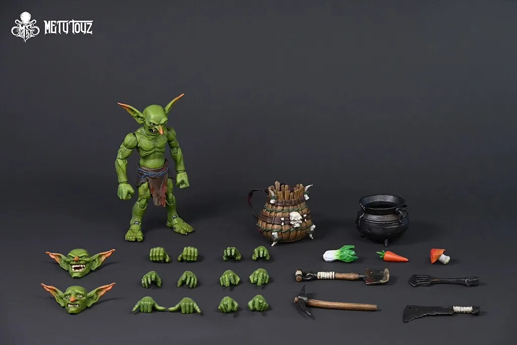 In Stock Memory toys Goblin Thief & Warrior & Butcher Movable Model Toys Metytoyz Mety toyz Adventurer's World Goblin Set of 3