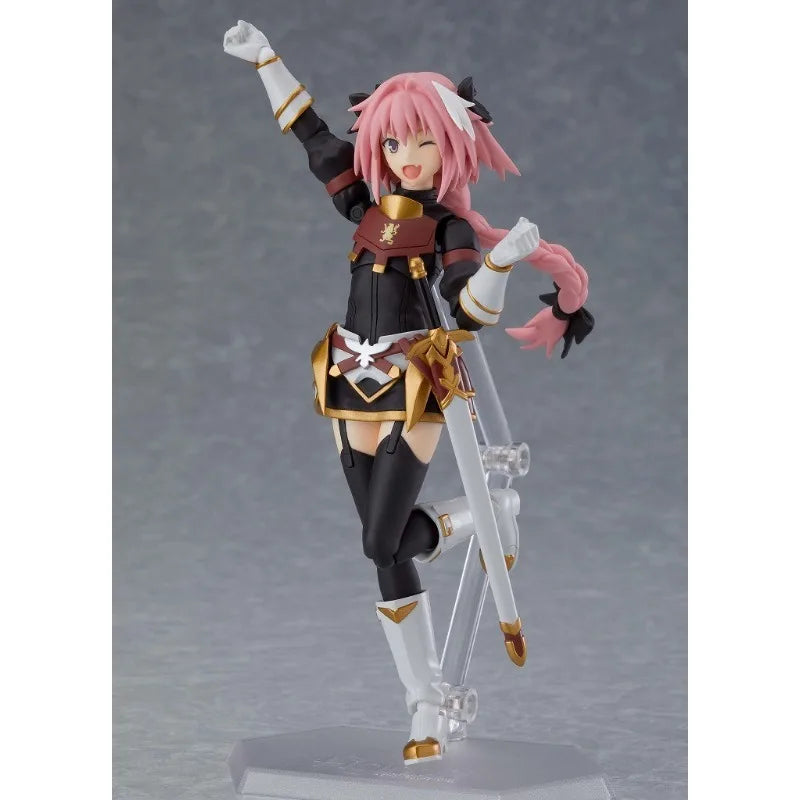 In Stock Original Max Factory Figma#423 Fate/Apocrypha Astolfo 14cm PVC Anime Figure Movable Toy Gift Ornament